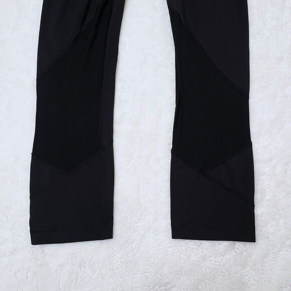 Lululemon Womens Black Crop Leggings Leggings 23" Size 4 Small - Picture 6 of 9